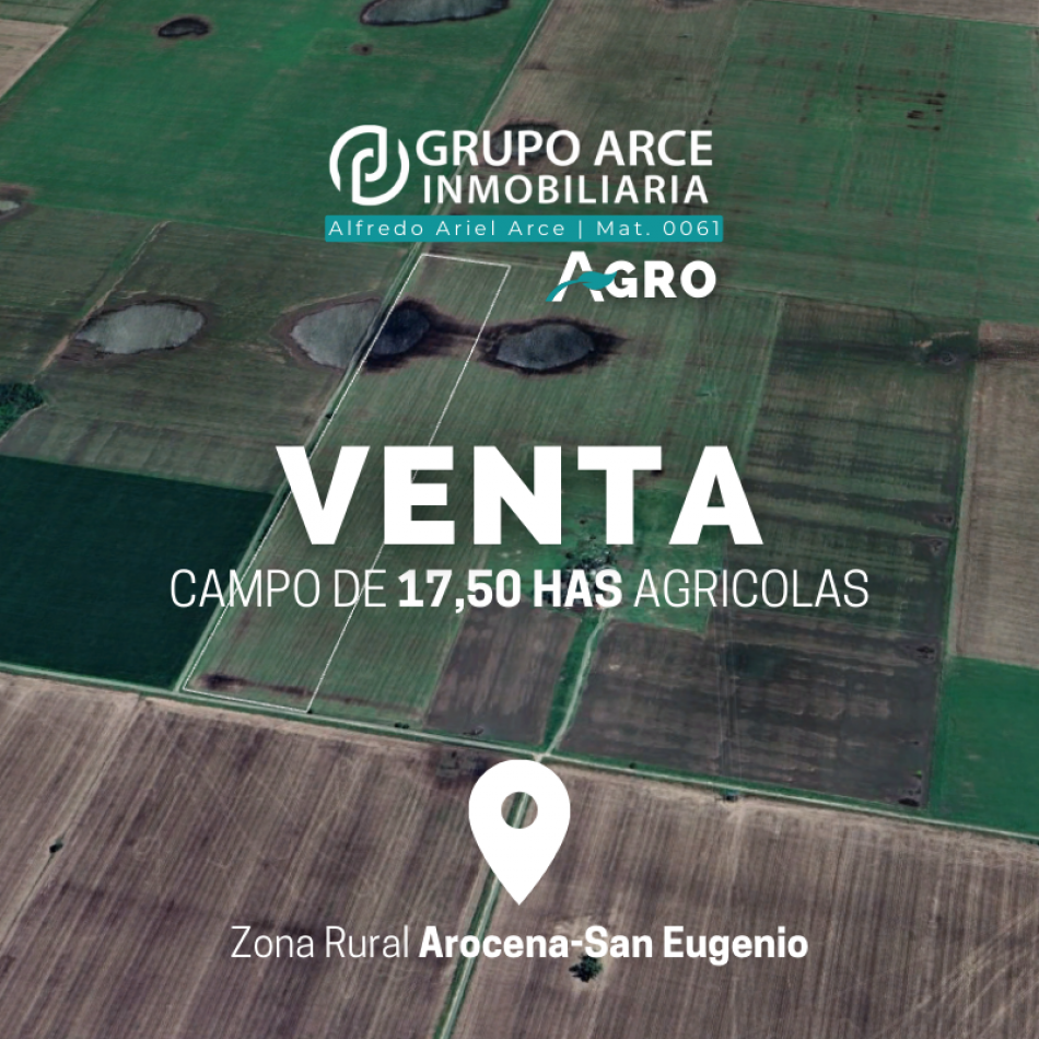 Campo 17,50Has. Agricolas